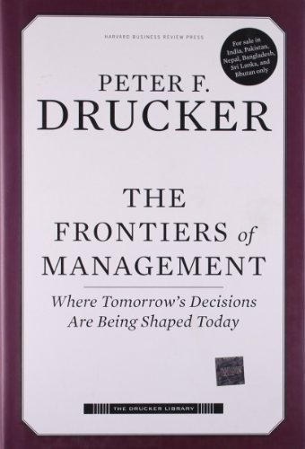 9781422131572: The Frontiers of Management