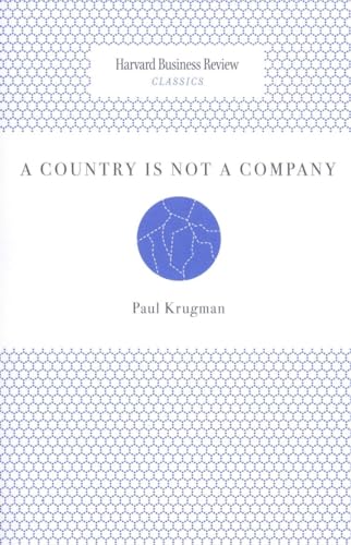 Stock image for A Country Is Not a Company for sale by Better World Books