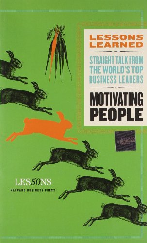 Stock image for Motivating People (Lessons Learned) for sale by GoldBooks