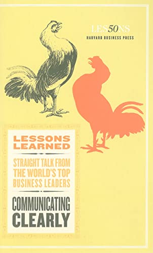 Stock image for Communicating Clearly (Harvard Lessons Learned) for sale by Greener Books