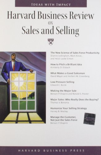 9781422145913: Harvard Business Review on Sales and Selling (Harvard Business Review Paperback)
