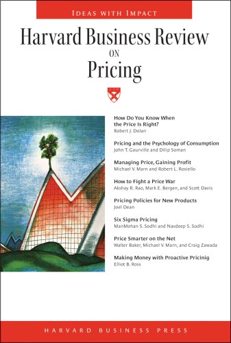 Imagen de archivo de Harvard Business Review on Pricing a la venta por Front Cover Books