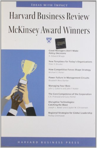 Stock image for Harvard Business Review McKinsey Award Winners (Harvard Business Review Paperback Series) for sale by Books of the Smoky Mountains
