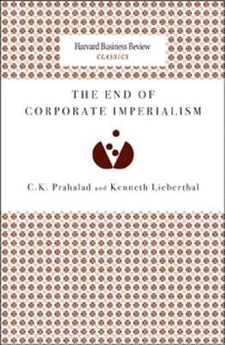 Stock image for The end of corporate imperialism for sale by MARCIAL PONS LIBRERO