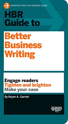 Stock image for HBR Guide to Better Business Writing (HBR Guide Series) for sale by HPB-Diamond