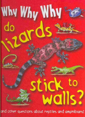 Imagen de archivo de Why Why Why Do Lizards Stick to Walls? a la venta por Wonder Book