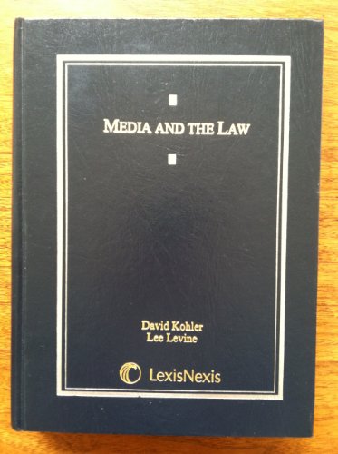 Stock image for Media and the Law for sale by Better World Books