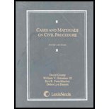 Beispielbild fr Cases and Materials on Civil Procedure zum Verkauf von HPB-Red