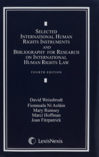 Beispielbild fr Selected International Human Rights Instruments and Bibliography for Research on International Human Rights Law zum Verkauf von Books of the Smoky Mountains