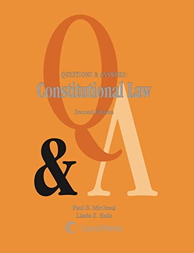 Beispielbild fr Questions Answers: Constitutional Law zum Verkauf von Books of the Smoky Mountains