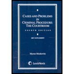 Beispielbild fr Cases and Problems in Criminal Procedure : The Courtroom zum Verkauf von POQUETTE'S BOOKS