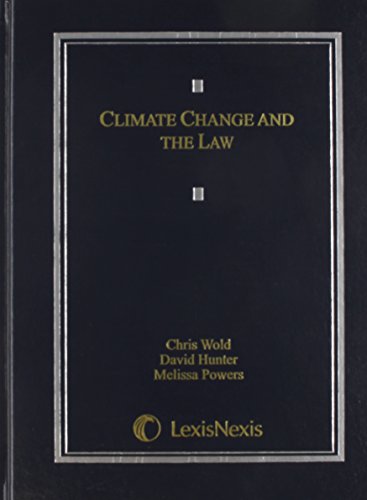 Imagen de archivo de Climate Change and the Law a la venta por Better World Books