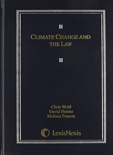 Stock image for Climate Change and the Law for sale by Better World Books