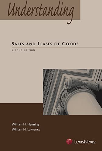 Beispielbild fr Understanding Sales and Leases of Goods zum Verkauf von Books of the Smoky Mountains