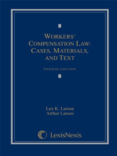 Stock image for Workers' Compensation Law: Cases, Materials, and Text for sale by BooksRun