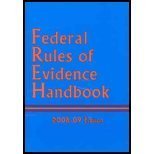 Imagen de archivo de Federal Rules of Evidence Handbook, 2008-09 Edition a la venta por Tiber Books