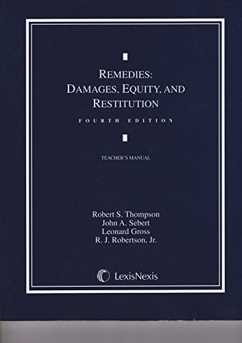 9781422429549: Remedies: Damages, Equity and Restitution, 4th Edition