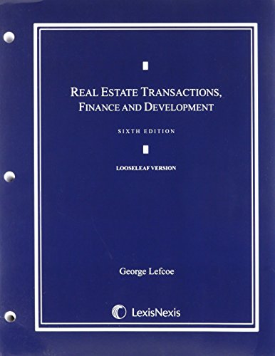 Stock image for Real Estate Transactions, Finance, and Development for sale by Bulrushed Books