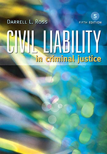 Stock image for Civil Liability in Criminal Justice, Fifth Edition for sale by BooksRun