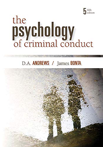 Stock image for The Psychology of Criminal Conduct, Fifth Edition for sale by Zoom Books Company