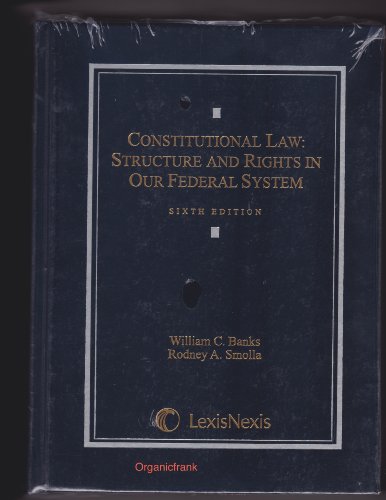 Stock image for Constitutional Law: Structure and Rights in Our Federal System for sale by HPB-Red