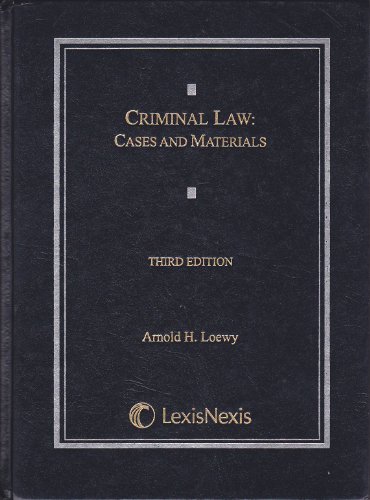 Stock image for Criminal Law: Cases and Materials for sale by BooksRun