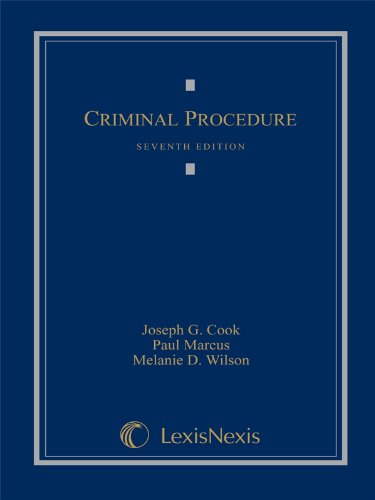 Beispielbild fr Criminal Procedure zum Verkauf von Better World Books