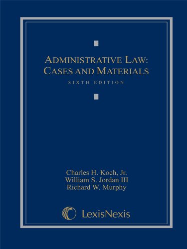 Stock image for Administrative Law: Cases and Materials for sale by HPB-Red