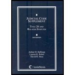 Imagen de archivo de Judicial Code Supplement: Title 28 and Related Statutes a la venta por Tiber Books