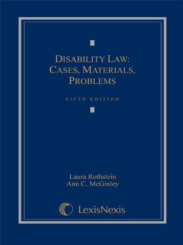 Stock image for Disability Law: Cases, Materials, Problems (Loose-leaf version) for sale by HPB-Red