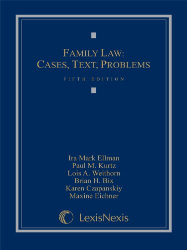 9781422476635: Family Law: Cases, Text, Problems