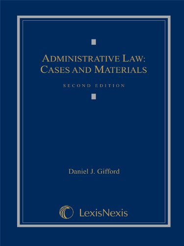Stock image for Administrative Law: Cases and Materials for sale by Wonder Book