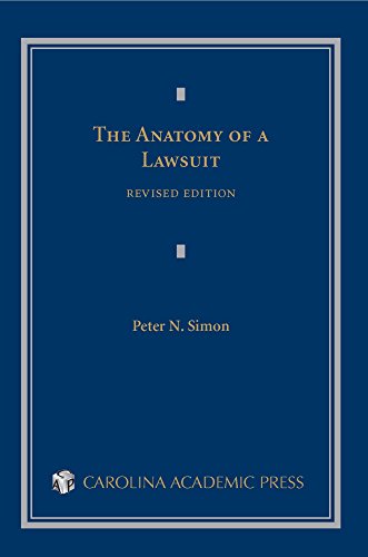 Imagen de archivo de The Anatomy of a Lawsuit (Contemporary Legal Education Series) a la venta por HPB-Red