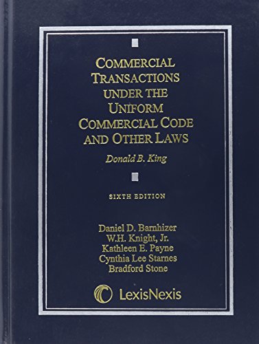 9781422480632: Commercial Transactions Under the Uniform Commercial Code and Other Laws