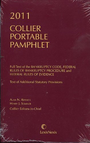 Beispielbild fr Collier Portable Pamphlet Full Text Bankruptcy Code 2011 zum Verkauf von Better World Books: West