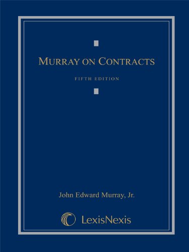 Beispielbild fr Murray on Contracts zum Verkauf von GF Books, Inc.
