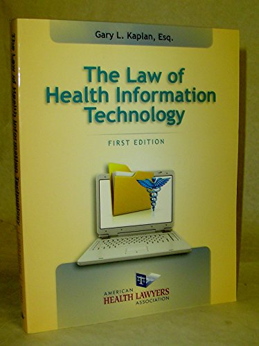 Imagen de archivo de The Law of Health Information Technology a la venta por ThriftBooks-Atlanta
