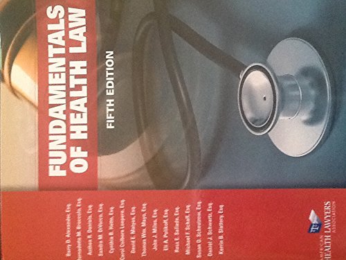 Imagen de archivo de Fundamentals of Health Law a la venta por Books of the Smoky Mountains