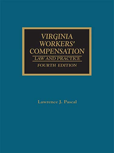 9781422490235: Virginia Workers' Compensation: Law and Practice