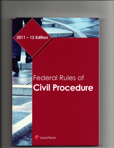 Stock image for Federal Rules of Civil Procedure (2012 Edition (Student Edition)) (Paperback) for sale by Professional Book Services