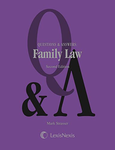 Stock image for Questions and Answers : Family Law: Multiple Choice and Short Answer Questions and Answers for sale by Better World Books: West