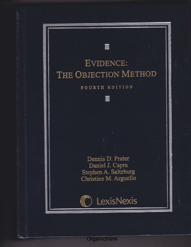 9781422495384: Evidence: The Objection Method