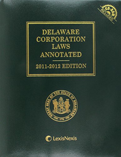 9781422499931: Delaware Corporation Laws Annotated with CD-ROM