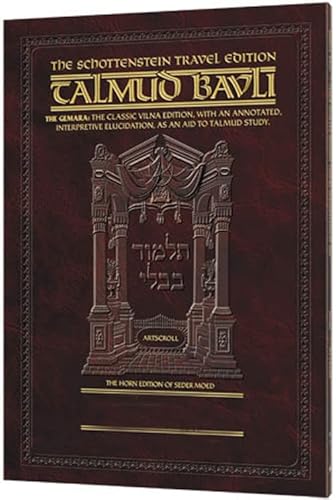 Beispielbild fr Schottenstein Travel Edition of the Talmud - English [22A]- Chagigah A (folios 2a-14b) zum Verkauf von HPB-Ruby