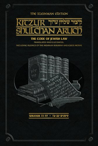 The Kleinman Edition Kitzur Shulchan Aruch Vol 3 (9781422608593) by Rabbi Nosson Scherman