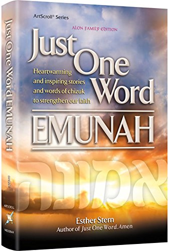 Stock image for Just One Word - Emunah for sale by Books Unplugged