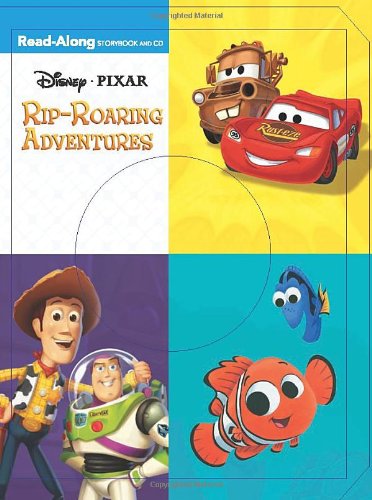 3-in-1 Read-Along Storybook and CD Disney-Pixar Rip-Roaring Adventures (Read-Along Storybook and CD (3-in-1)) (9781423120971) by Disney Books