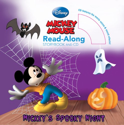 Imagen de archivo de Mickey's Spooky Night Read-Along Storybook and CD (Mickey Mouse Read-Along) a la venta por Ergodebooks