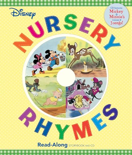 9781423137436: Disney Nursery Rhymes Read-Along Storybook and CD