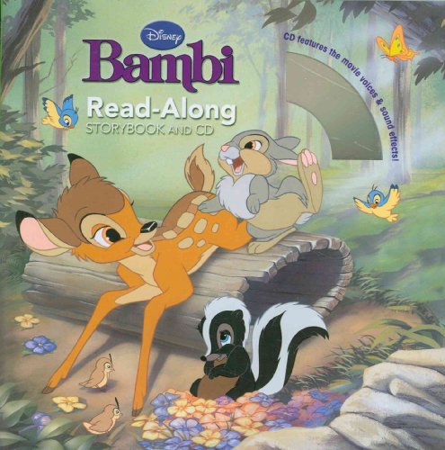 Bambi Read-Along Storybook and CD by Disney Books: new Paperback (2011)